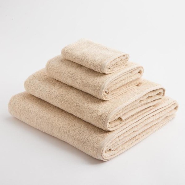 Полотенце махровое Этель Organic Beige 100х150 см, 100% хл, 420гр/м2