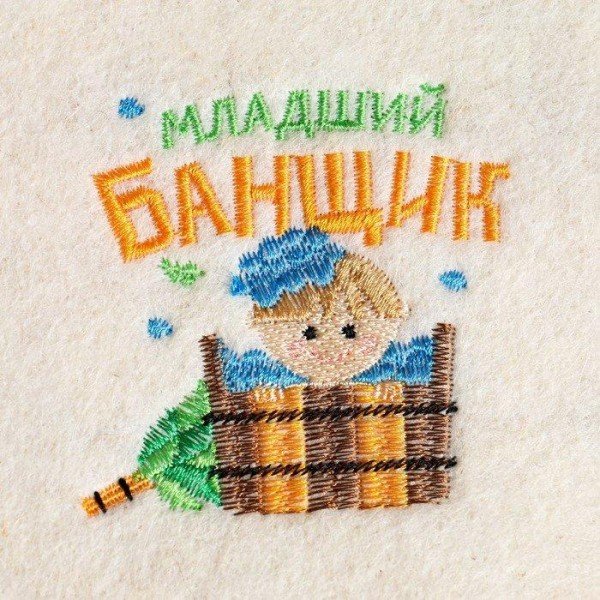 Коврик банный детский "Младший банщик "