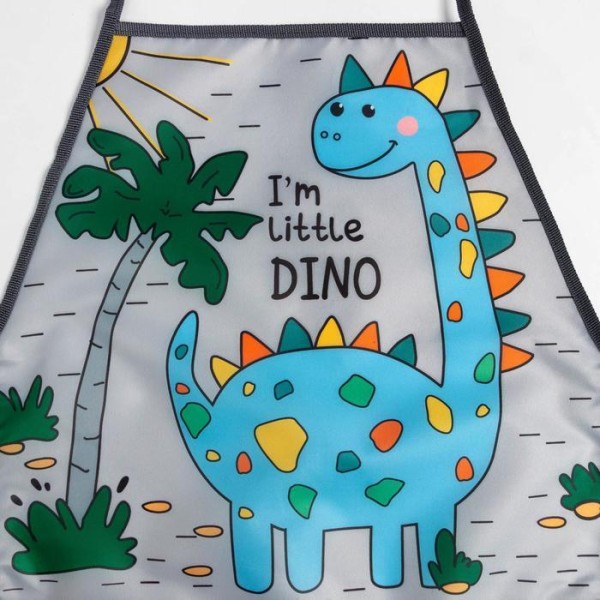 Набор детский для творчества Этель "Little dino" фартук 49 х 39 см и нарукавники